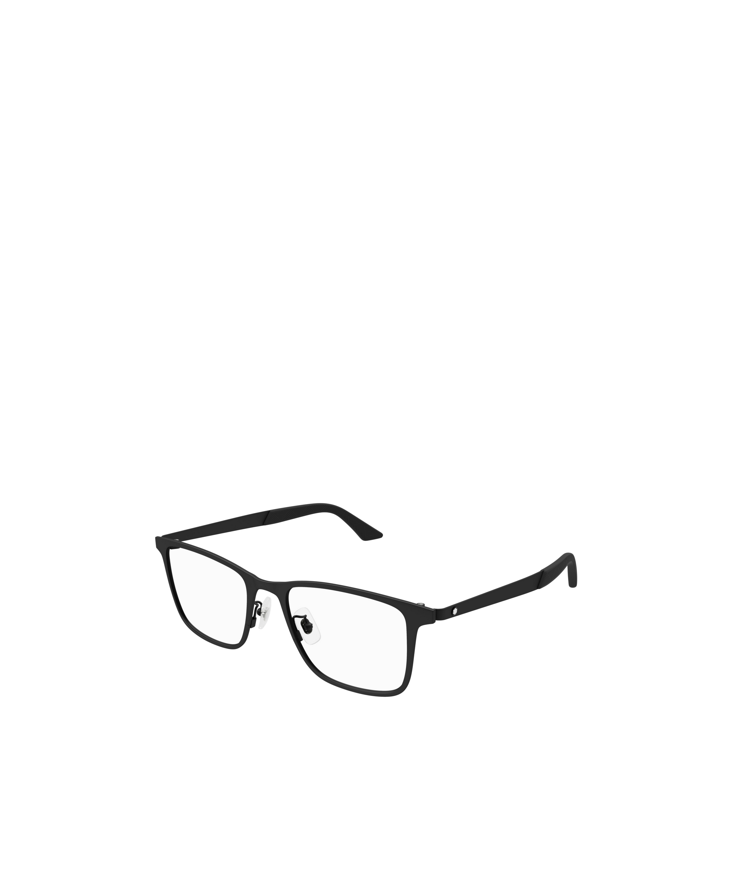 Montblanc Eyewear Square Frame Glasses In Black