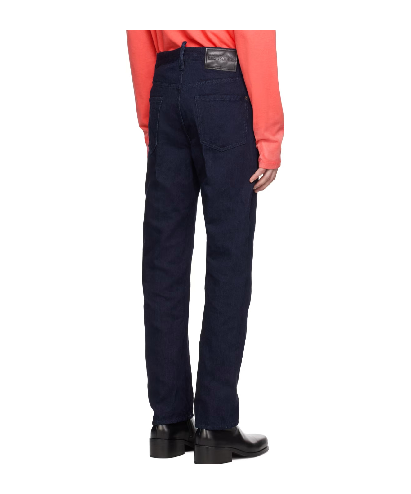Dsquared2 Belt-loop Jeans In Black