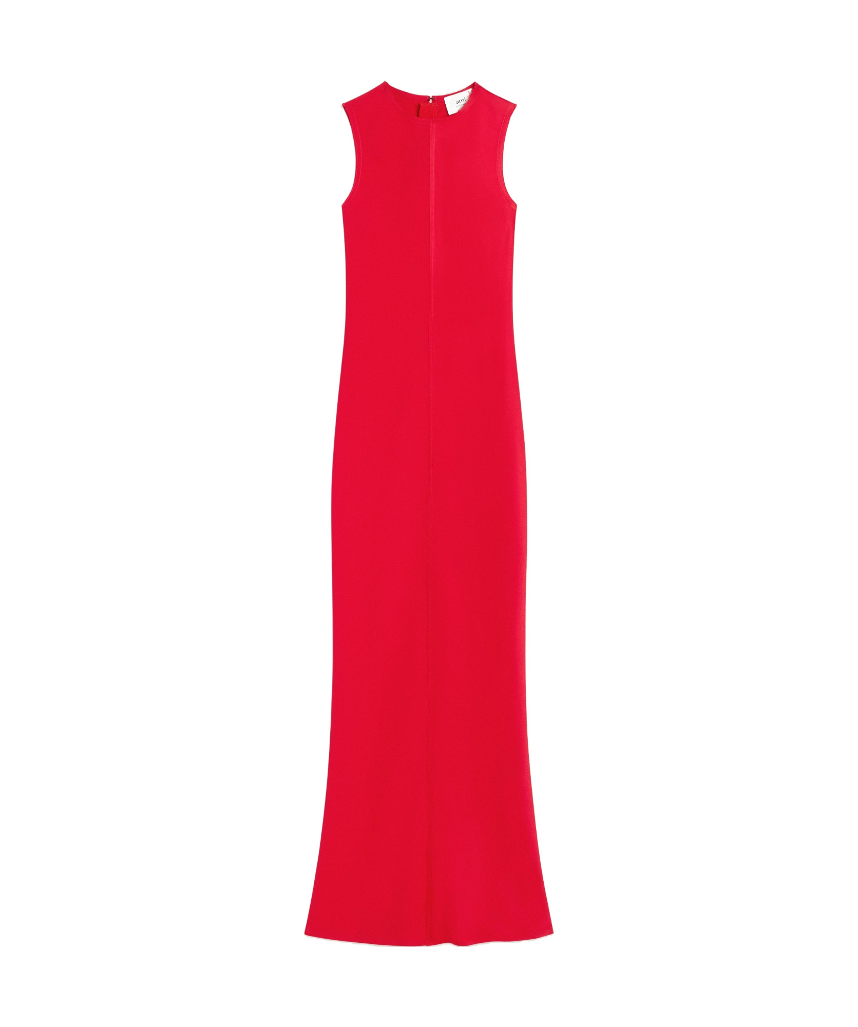 Ami Alexandre Mattiussi Ami Paris Sleeveless Maxi Dress In Red