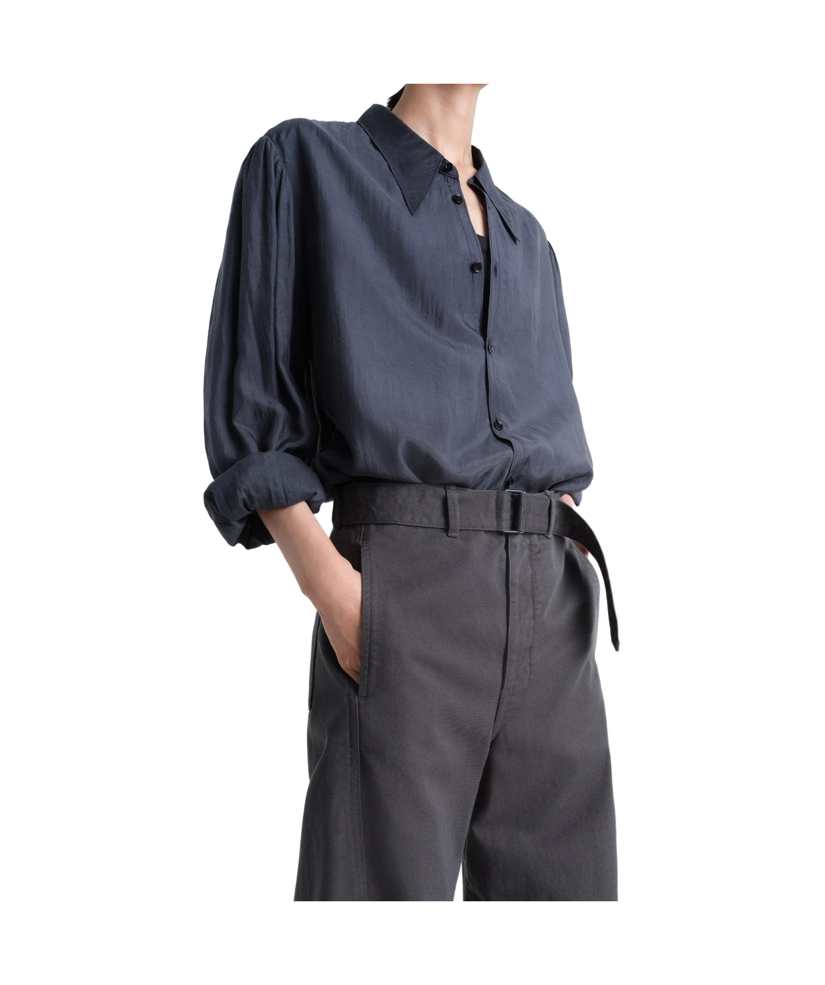 Lemaire Belt-loop Jeans In Black
