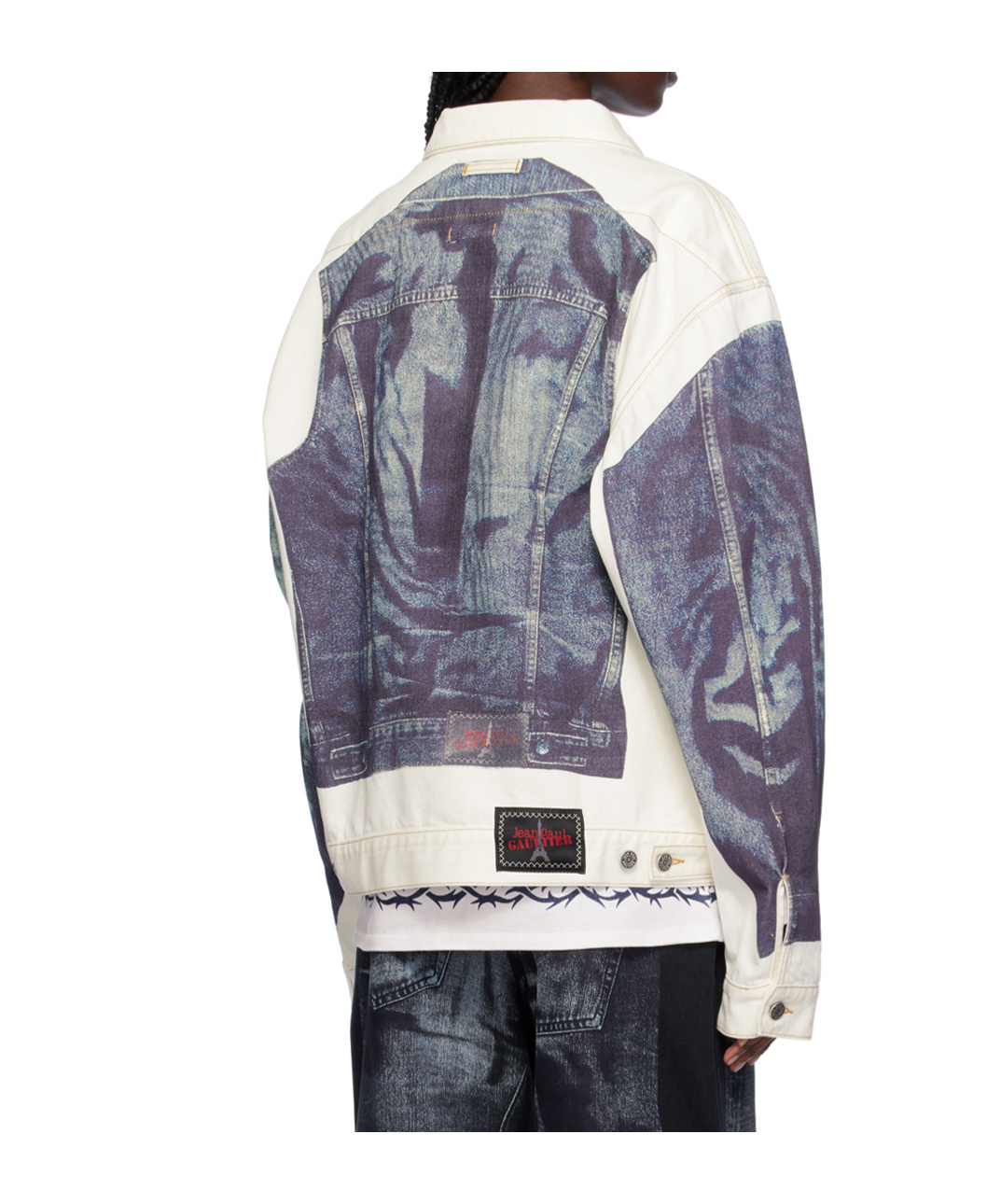 Jean Paul Gaultier Printed Denim Jacket