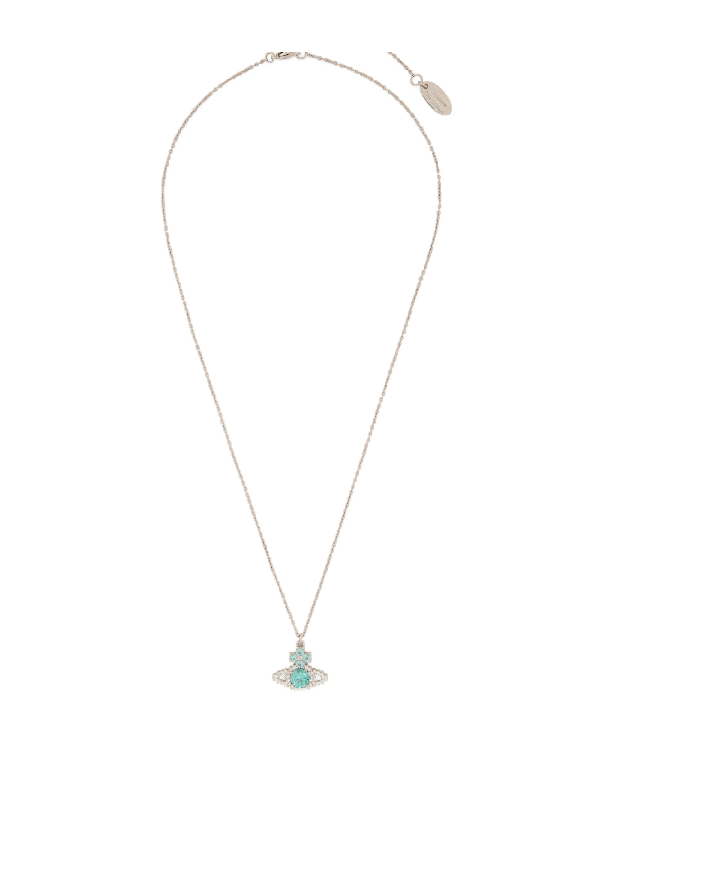 Vivienne Westwood Crystal-embellished Planet Pendant In Yellow