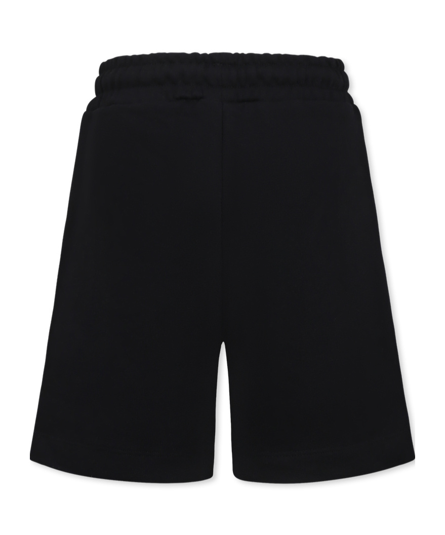 Msgm Elastic Waist Shorts In Black