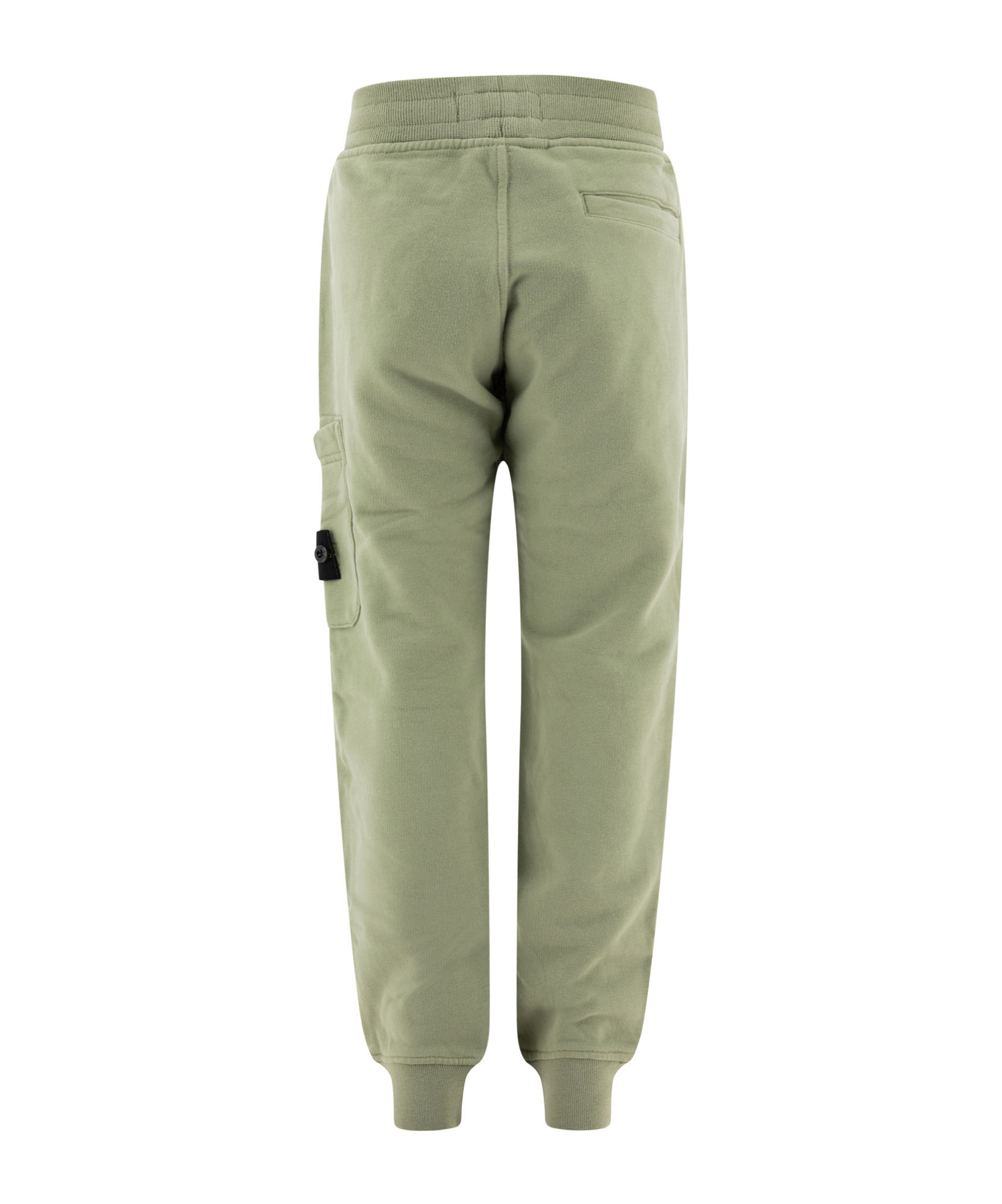 Stone Island Compass-badge Cotton Track Pants In Green
