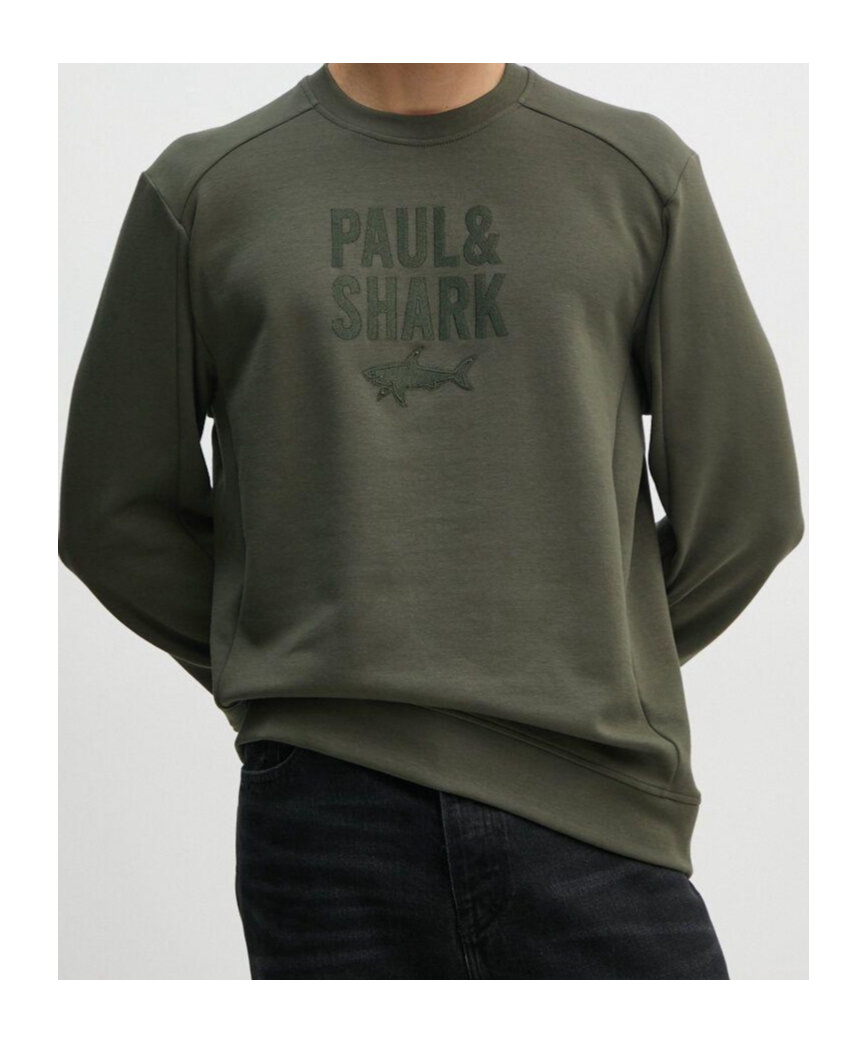 Paul & Shark Long-sleeved Sweater In Black
