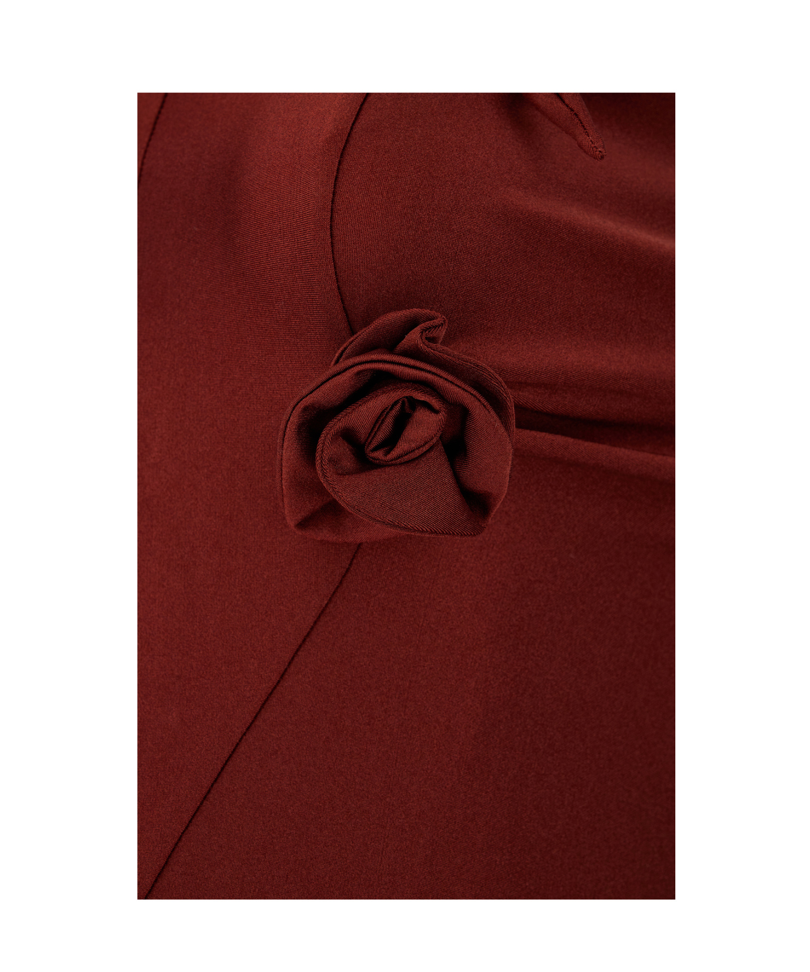 Coperni Burgundy Stretch Nylon Dress In Red