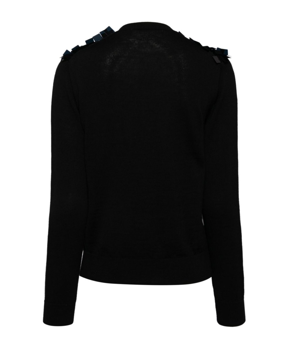 Comme Des Garçons Comme Des Garcons Comme Des Garcons Embellished Knitted Cardigan In Black