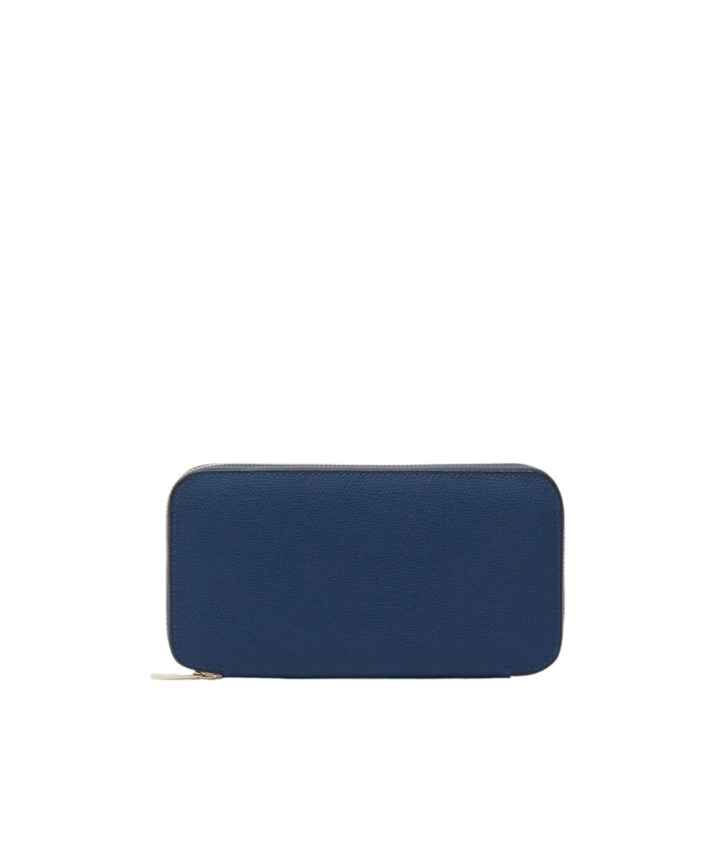 Shop Valextra Zipper Wallet In Blue