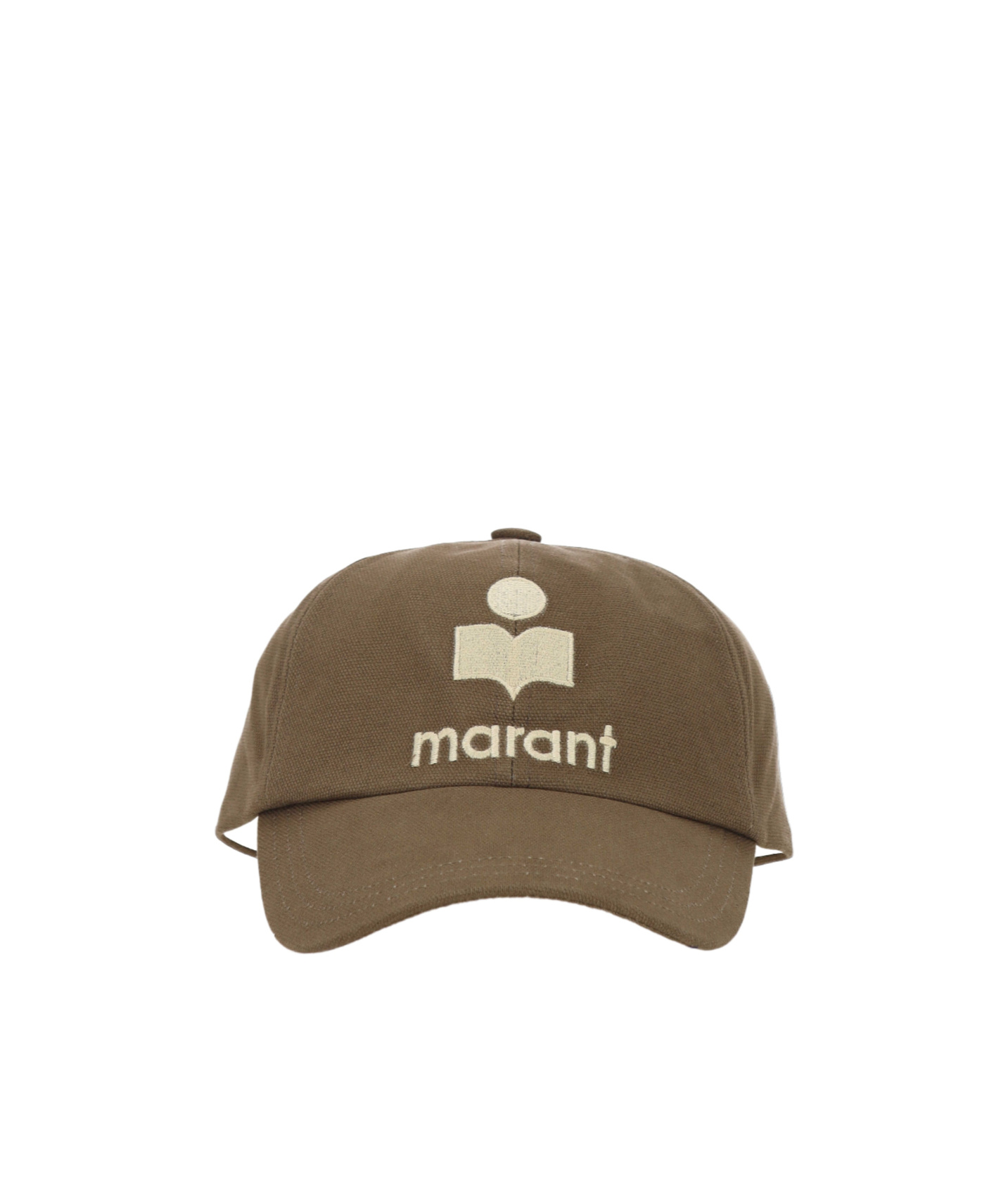 Isabel Marant Logo Embroidered Baseball Cap In Brown
