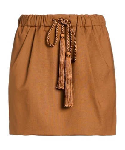 Max Mara Woolen Pencil Skirt In Brown