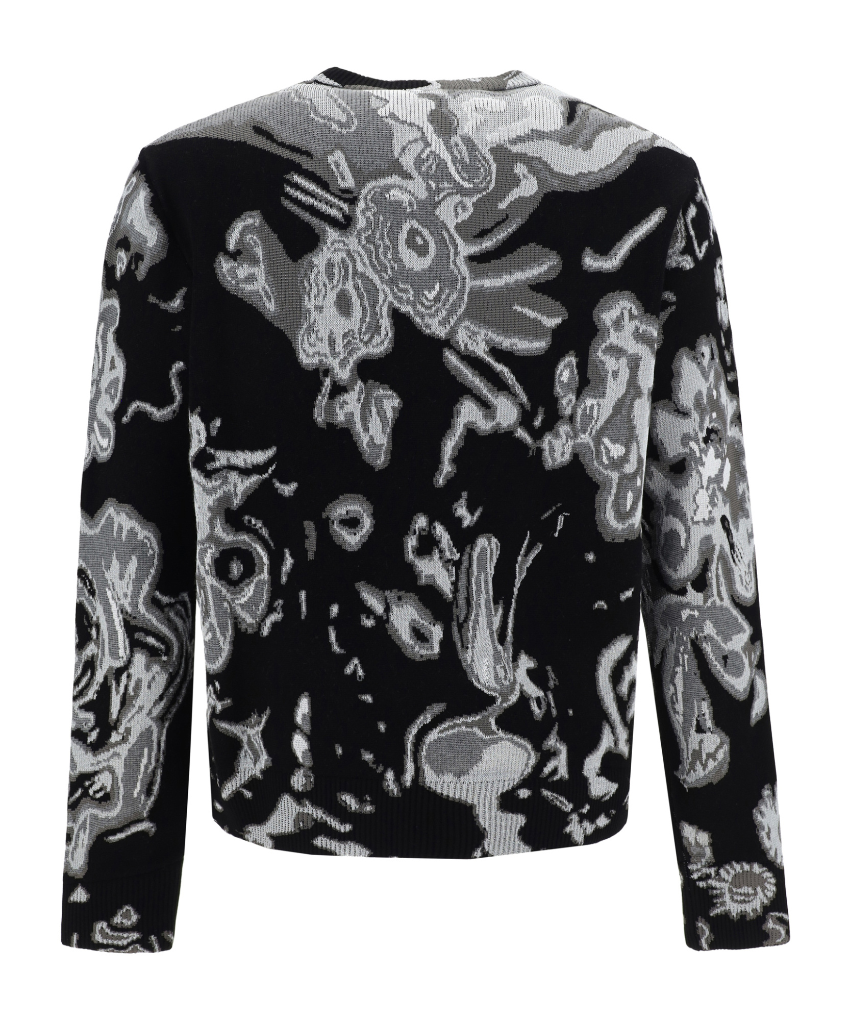 Alexander Mcqueen Abstract Pattern-jacquard Jumper In Multi