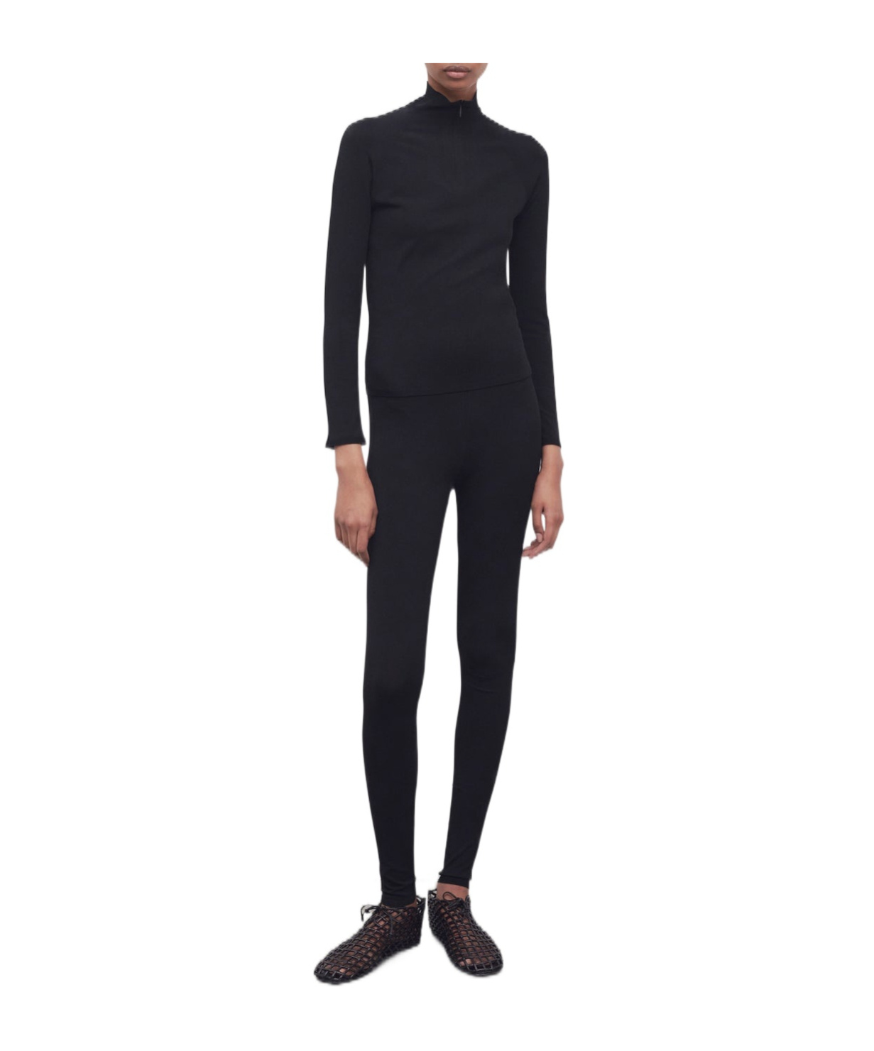 The Row Clizia Leggings In Black