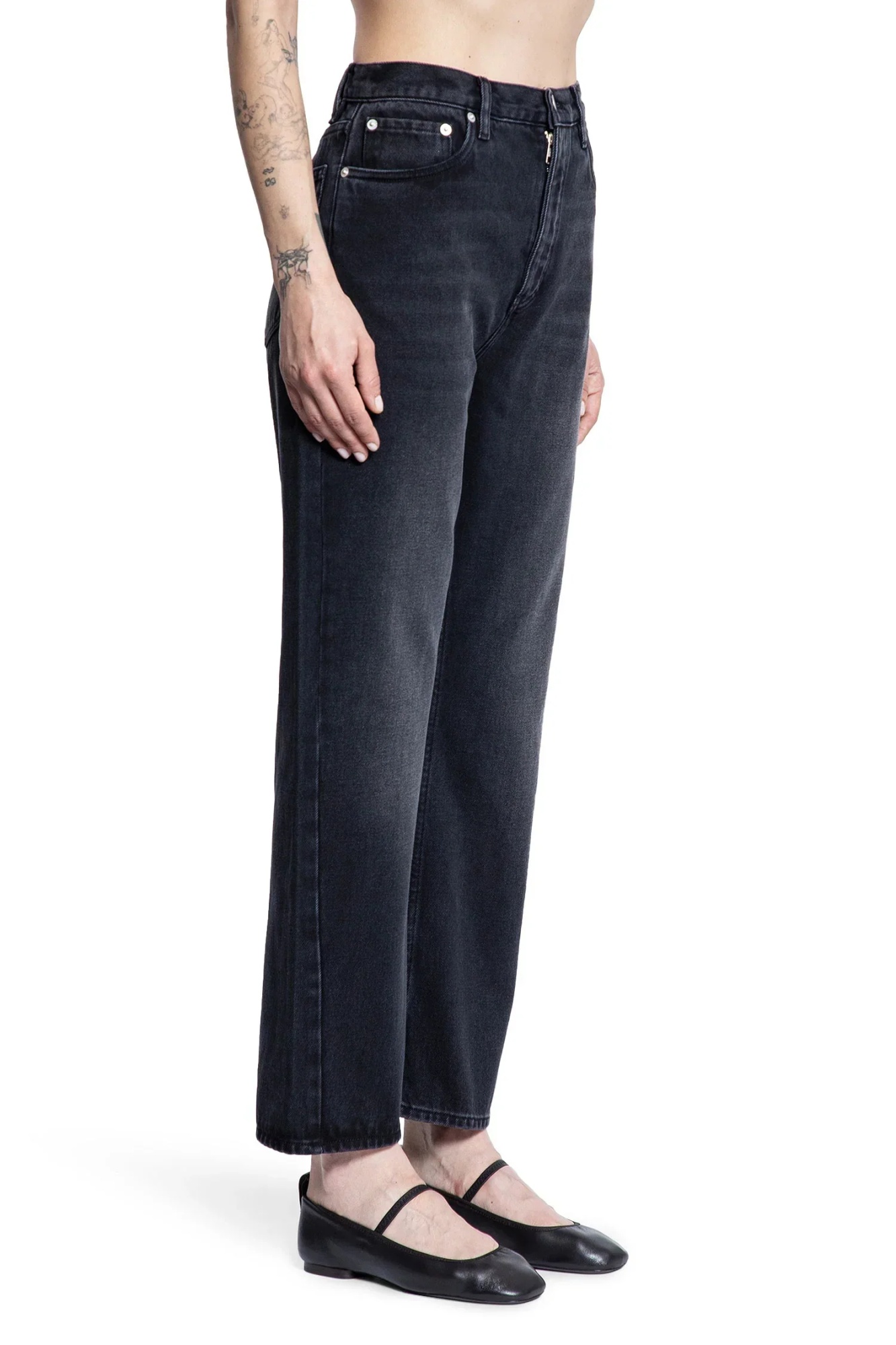 Studio Nicholson Denjo Five-pocket Jeans In Blue