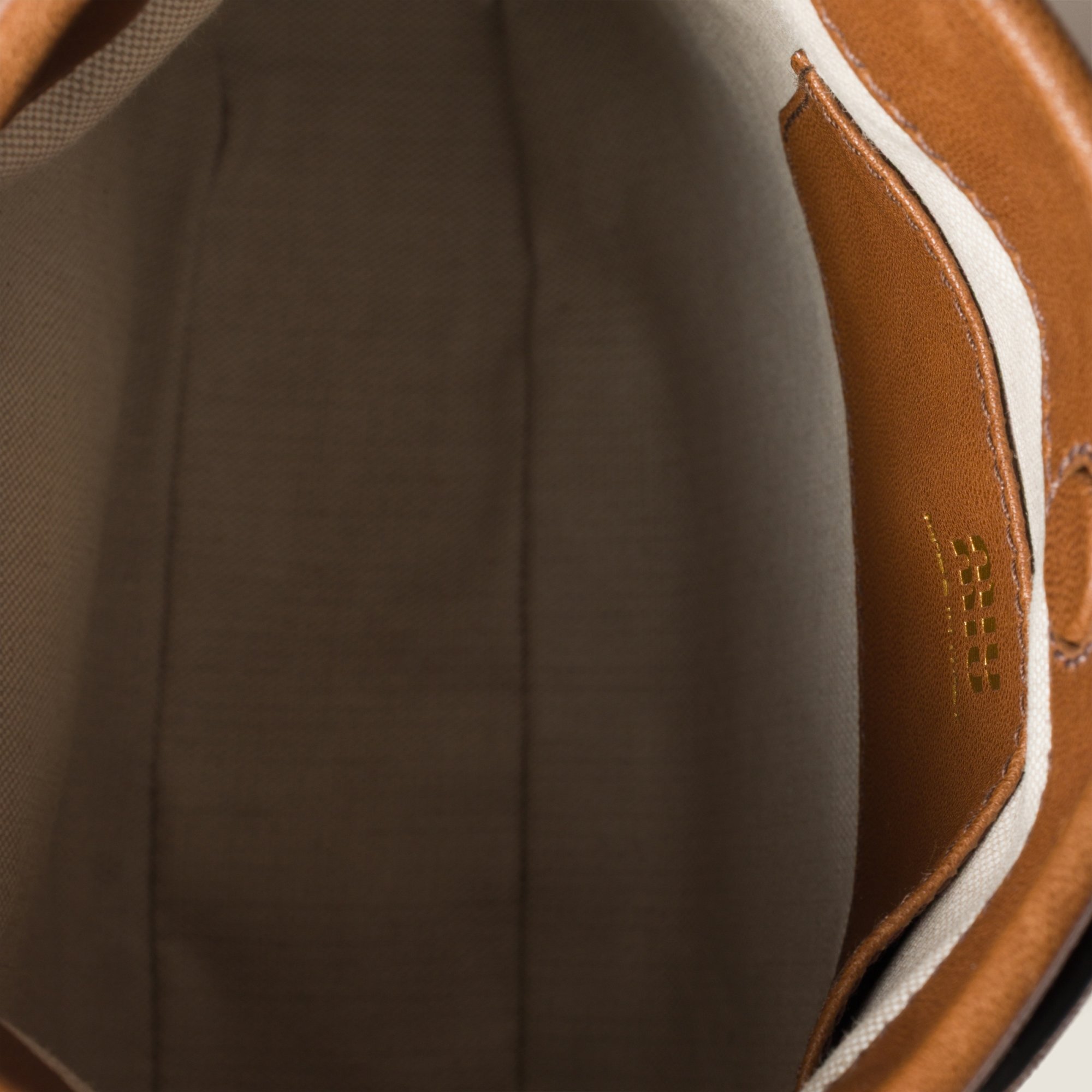 Miu Miu Leather Strap Pouch In Brown