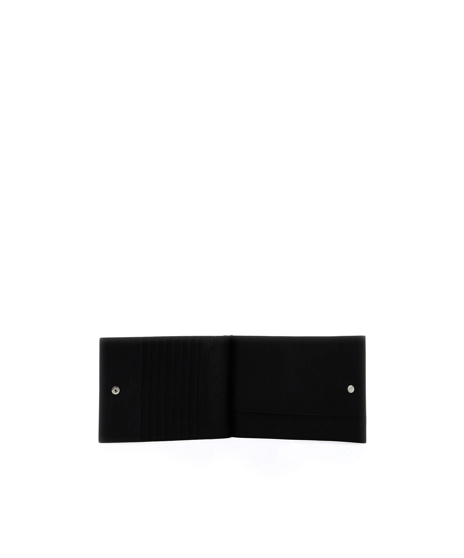 Saint Laurent Logo Wallet In Black
