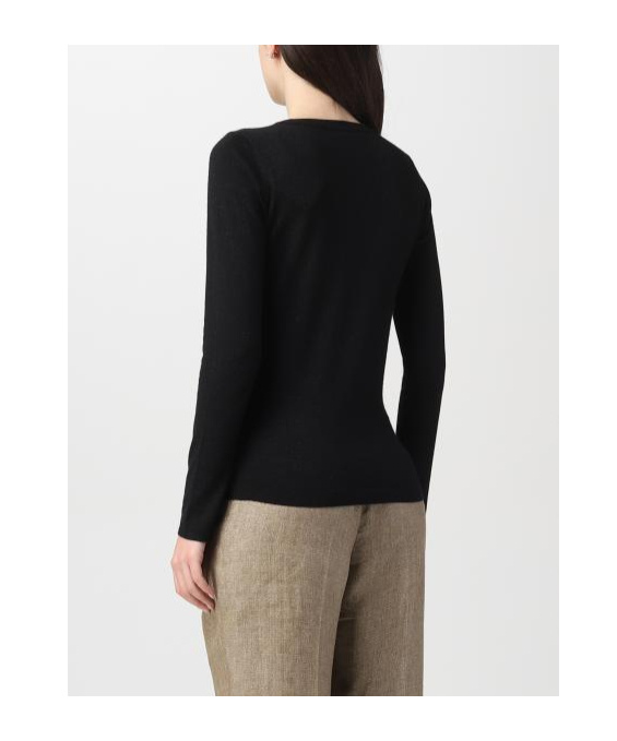 Brunello Cucinelli Cashmere-silk-blend Sweater In Black