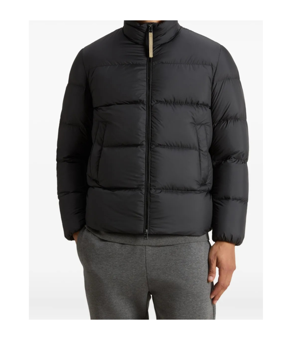 Woolrich Eagle Cloud Puffer Jacket In Black
