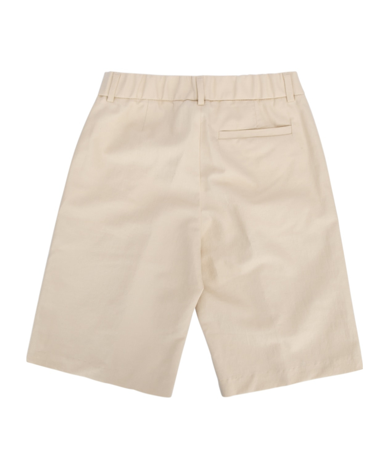 Fendi Belt Loop Shorts In Nude