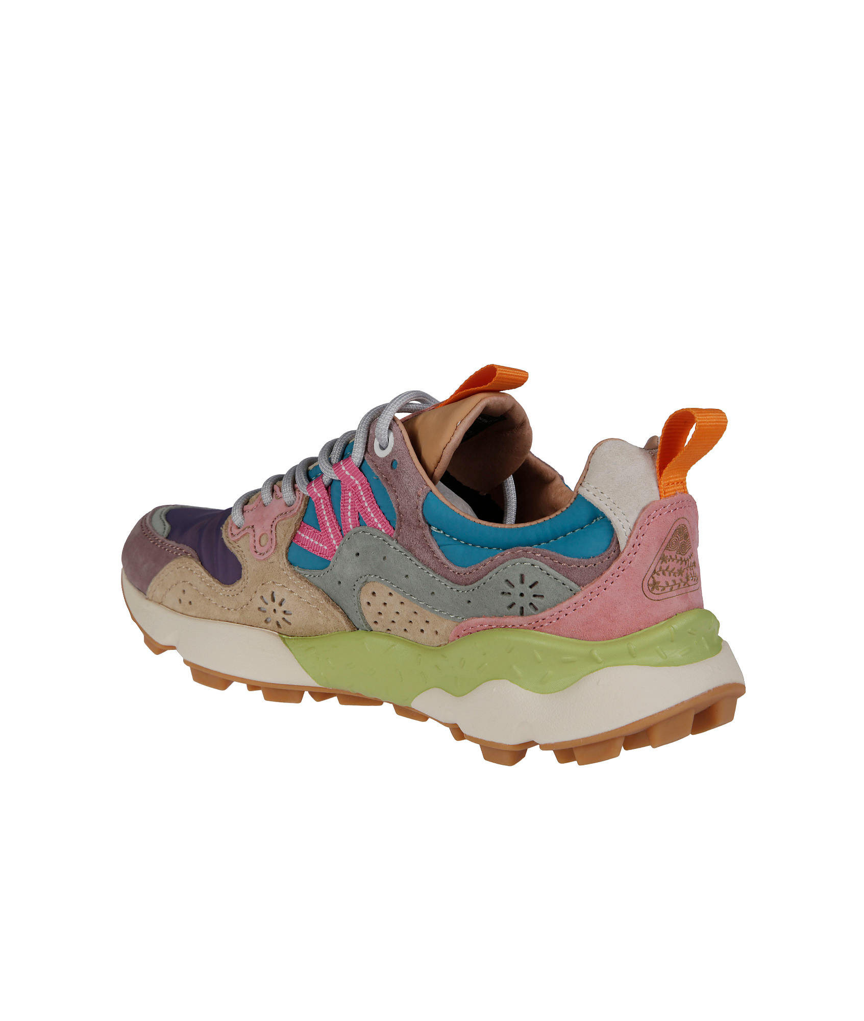 Flower Mountain Laced Sneakers In Multicolor