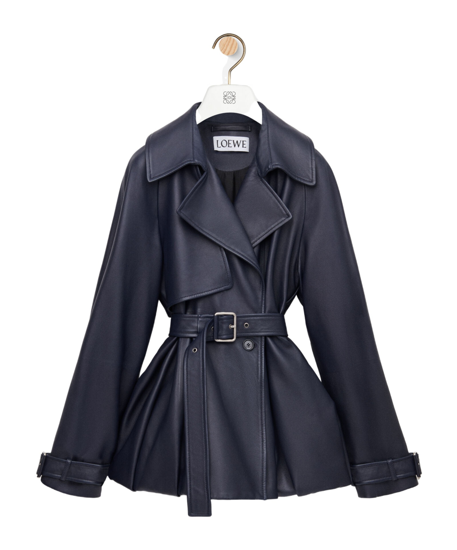 Loewe Jacket In Nappa Lambskin In Blue
