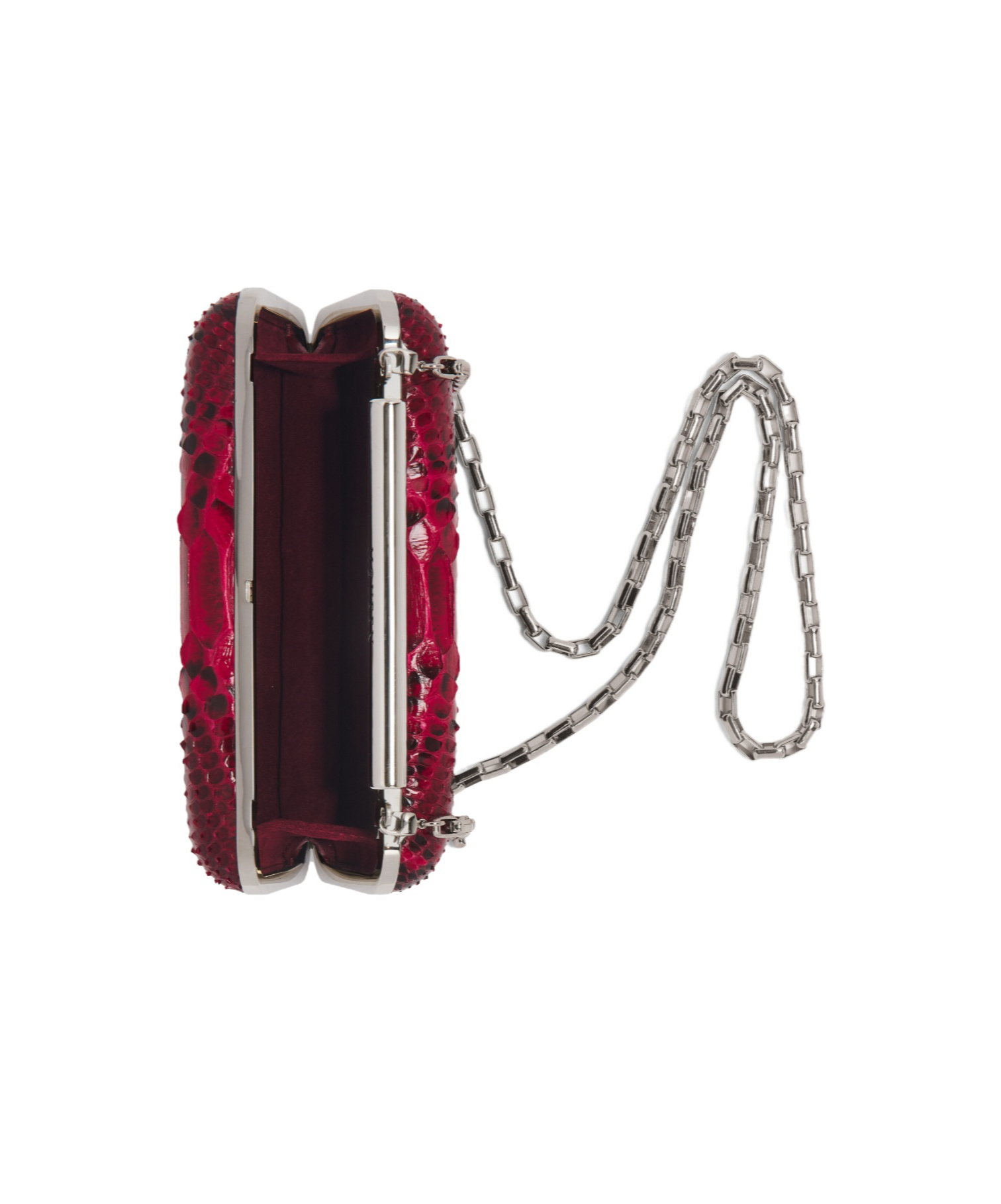 Alexander Mcqueen Women's Mcqueen T-bar Box Clutch In Fuchsia
