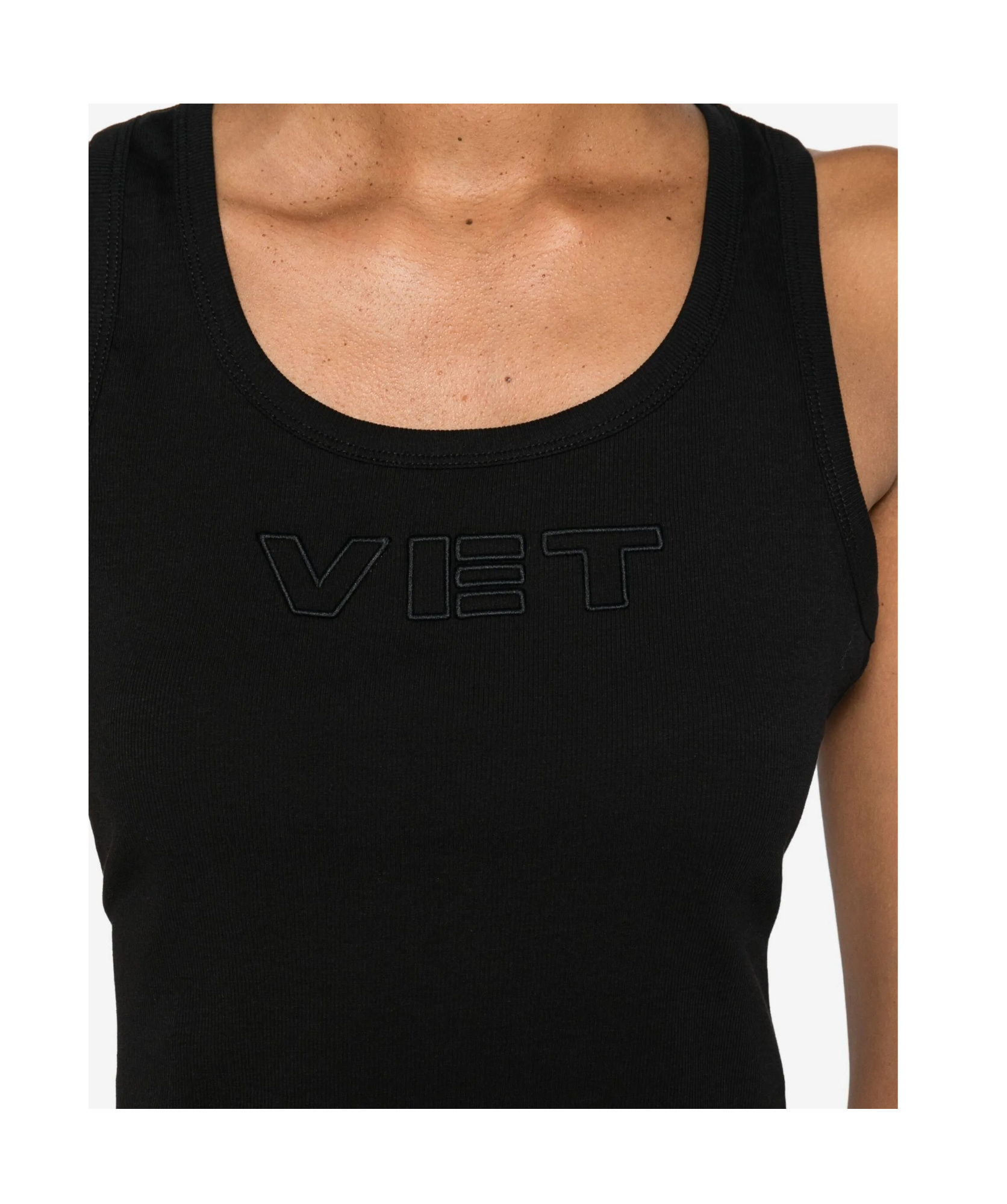 Vetements Vet Tanktop Women Clothing In Black