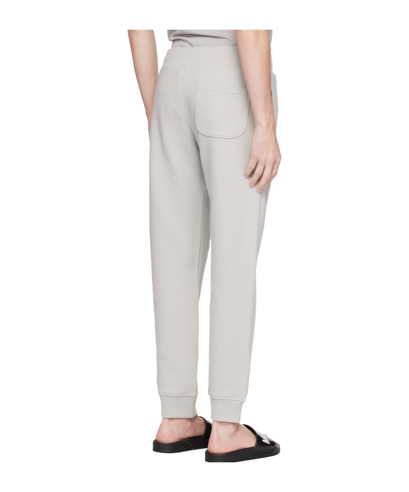 Moschino Printed Pattern Sweatpants In White