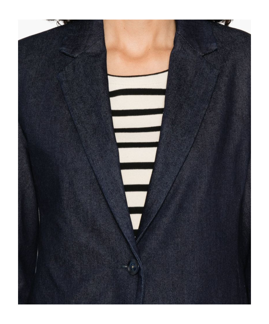 Dondup Single-breasted Blazer In Blue