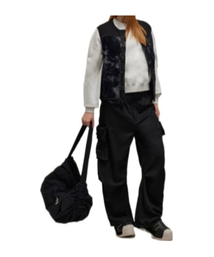 Y-3 Drawstring Cargo Trousers In Black