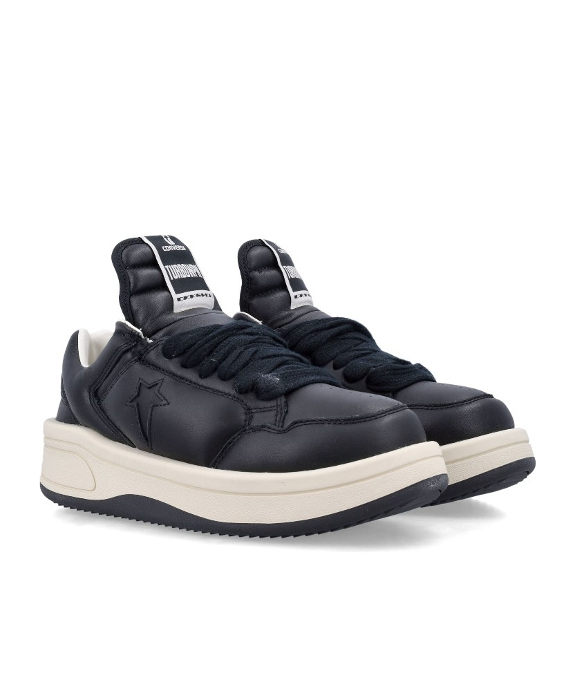 Converse X Drkshdw Turbowpn Leather Low-top Sneakers In Black