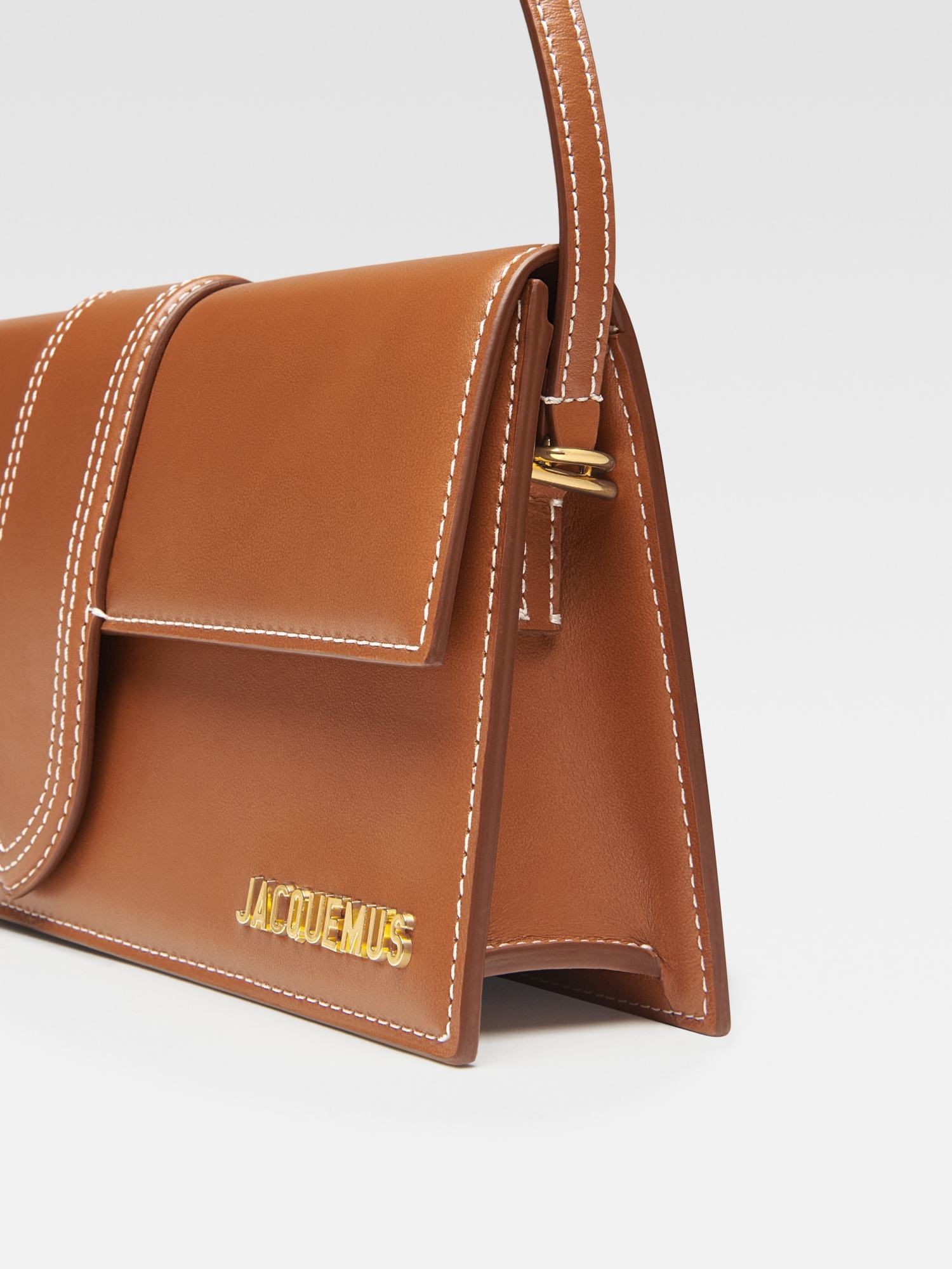 Jacquemus Le Bambino Long Shoulder Bag In Brown