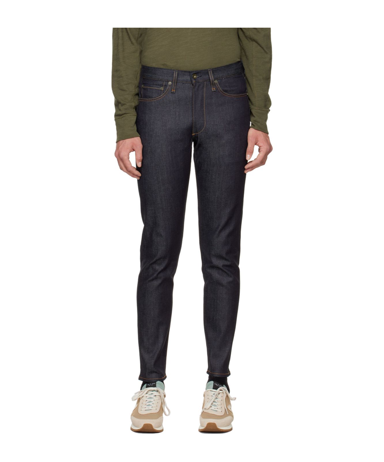 Rag & Bone Fit 2 Belt-loop Jeans In Black