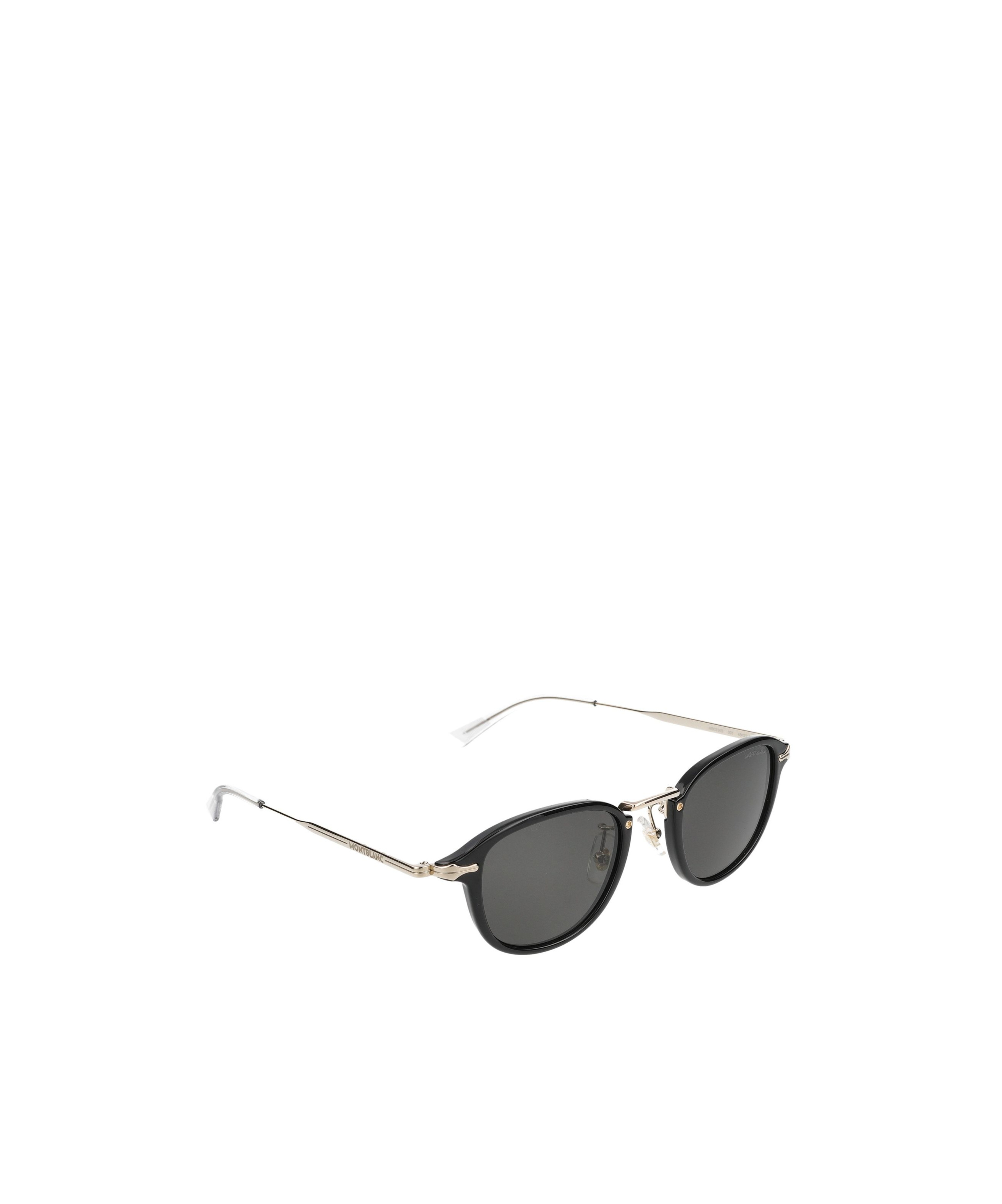Montblanc 0336 Square-frame Sunglasses In Black