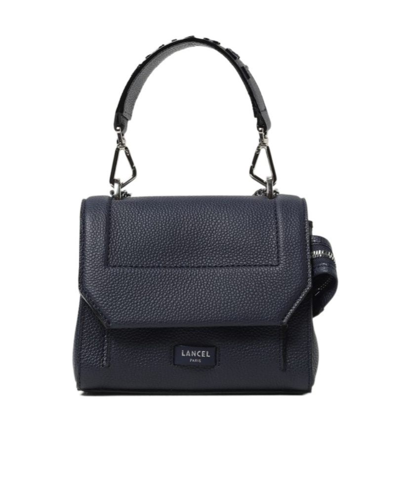 Lancel Flip Shoulder Bag In Black