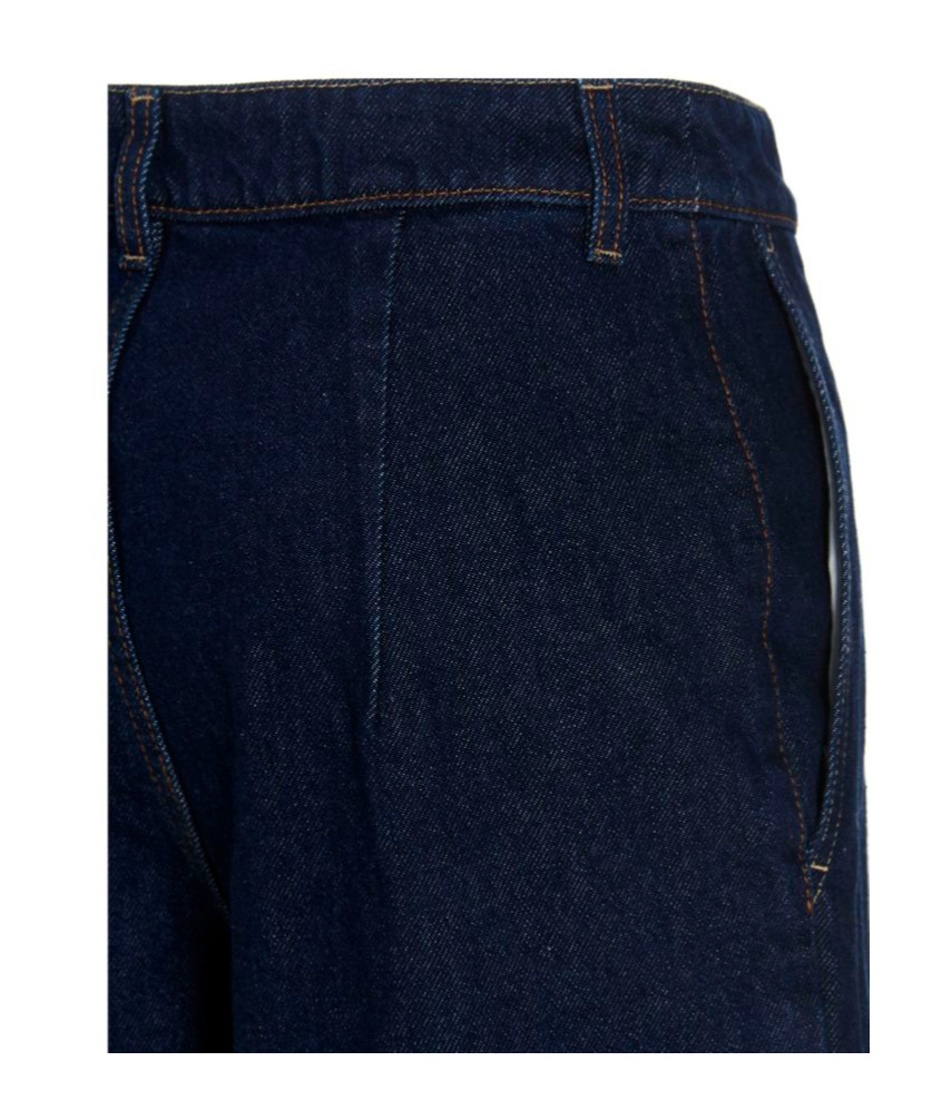 Magda Butrym High-rise Straight-leg Jeans In Black
