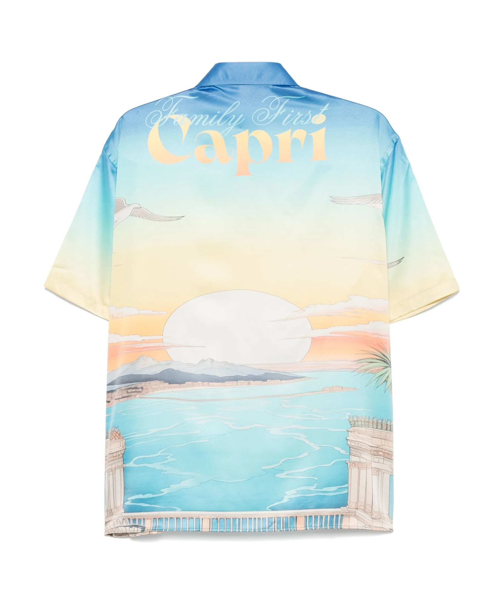 Family First Capri Shirt In Blue