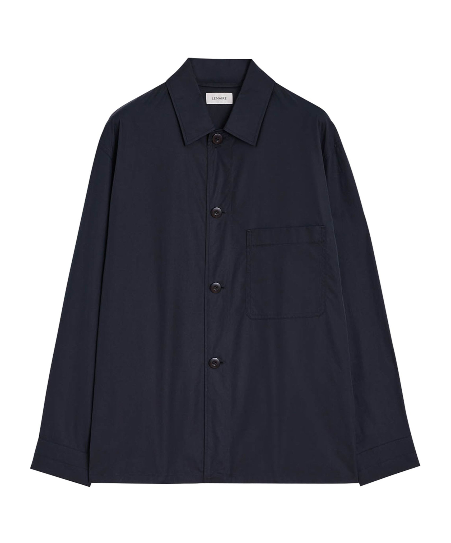 Shop Lemaire Pyjama Shirt In Black