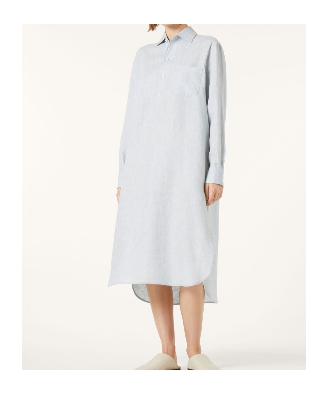 Loro Piana Lora Dress In Lake Color