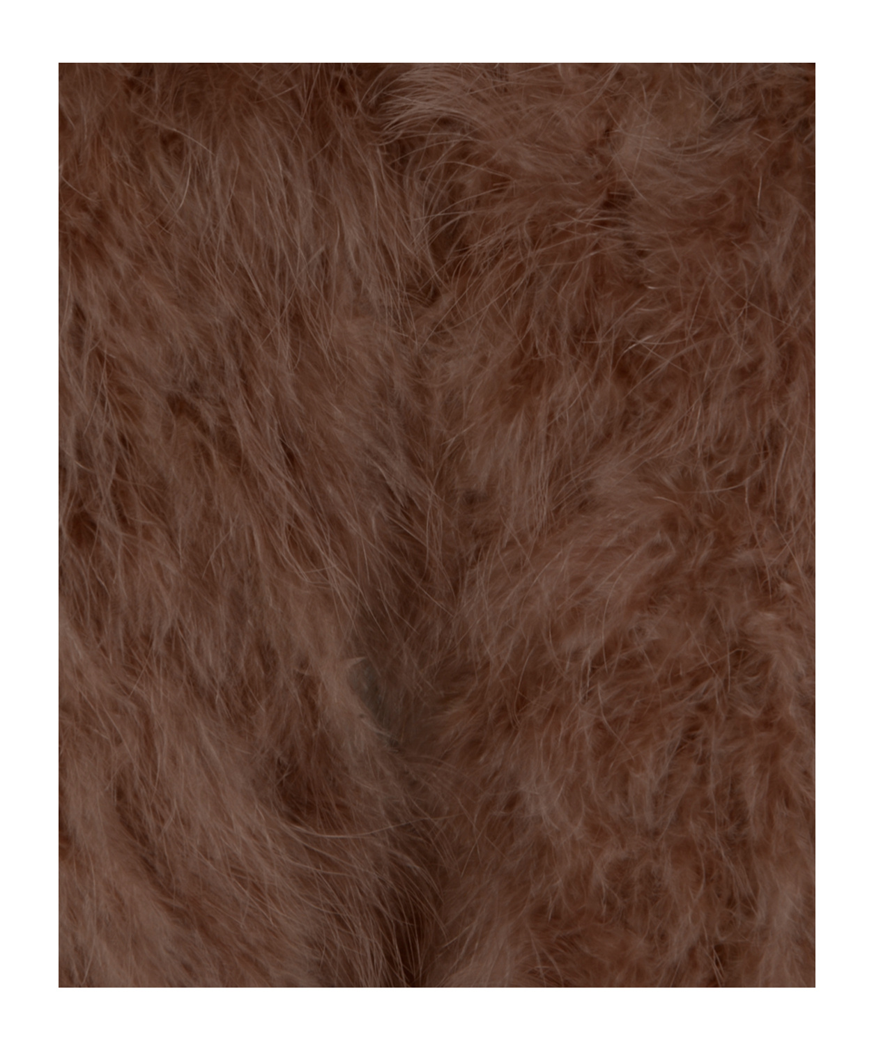 Yves Salomon Long-sleeved Fur In Brown