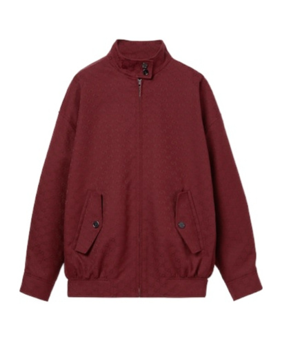 Gucci Canvas Pilot Jacket In Red