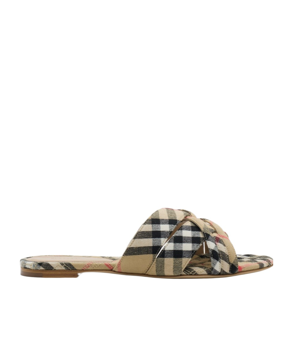 BURBERRY CABANA SLIDES