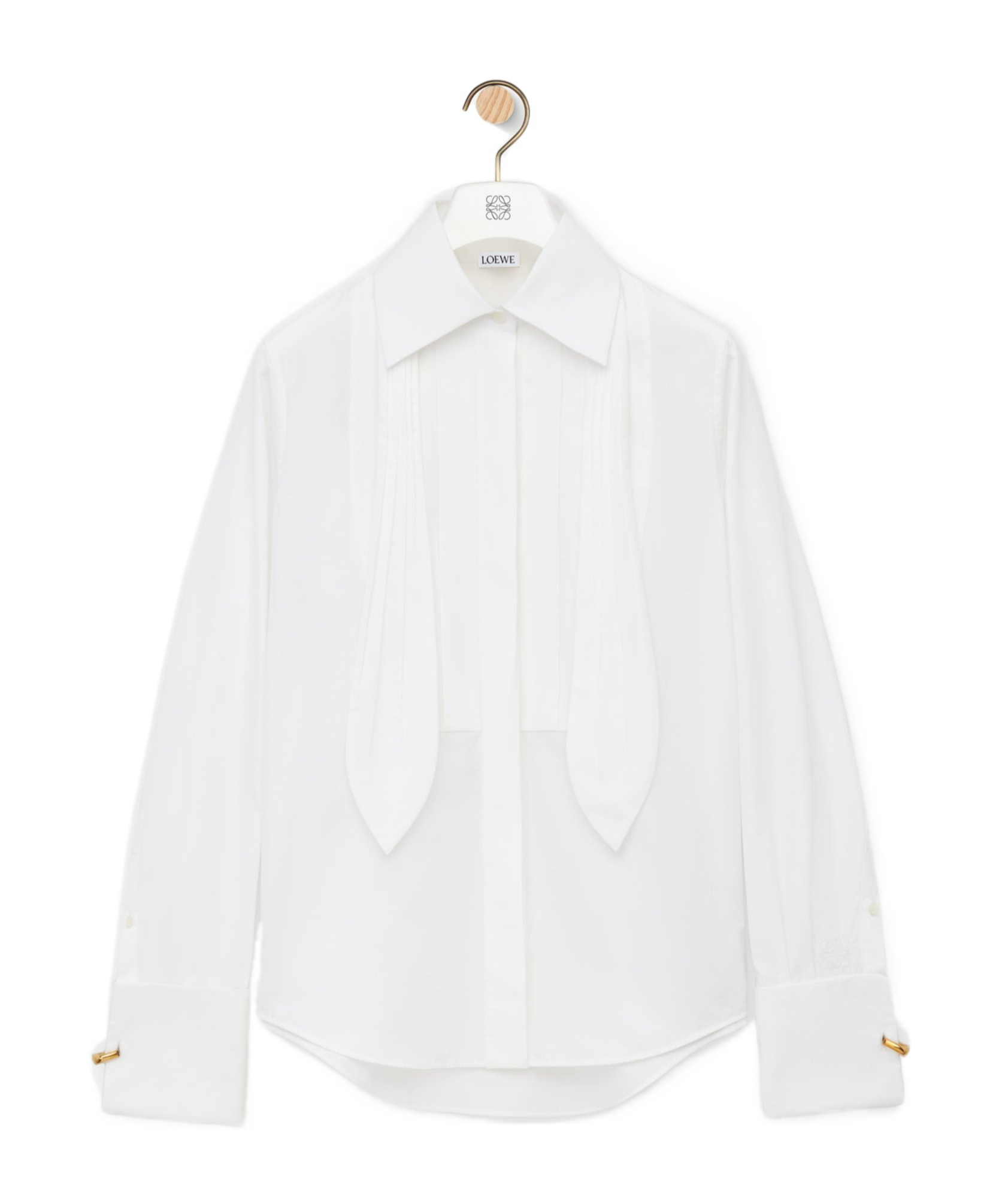 Loewe Puzzle Fold Cotton Shirt In White