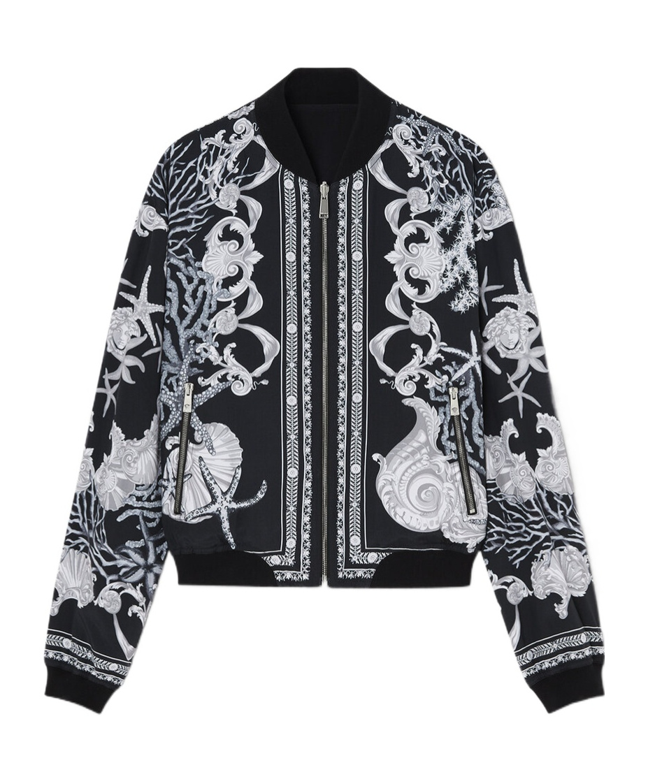 Versace Jackets In Black