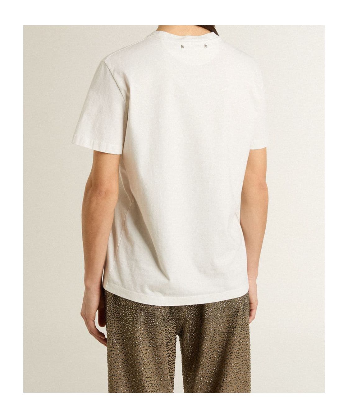 Golden Goose Journey Regular Fit Graphic T-shirt In White