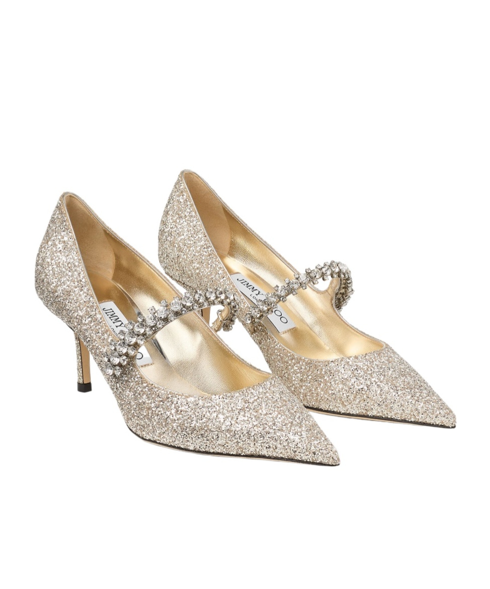 Shop Jimmy Choo 65 Bing Pumps In Nude