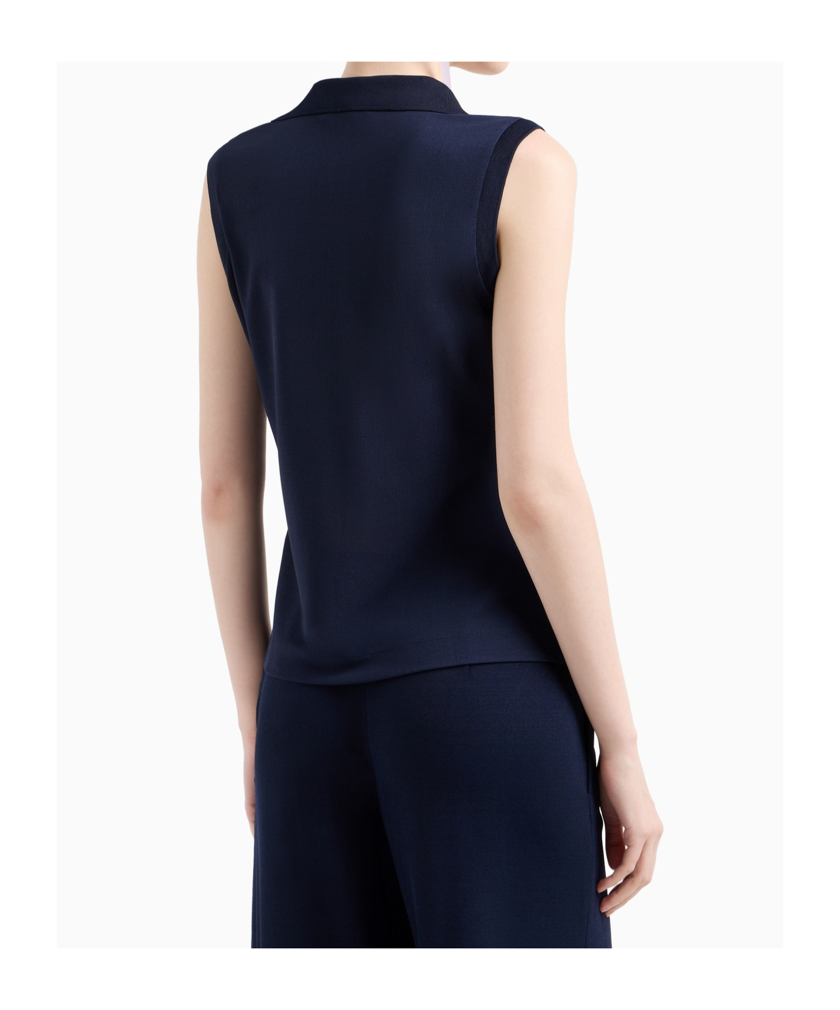 EMPORIO ARMANI LOGO-EMBROIDERED VEST