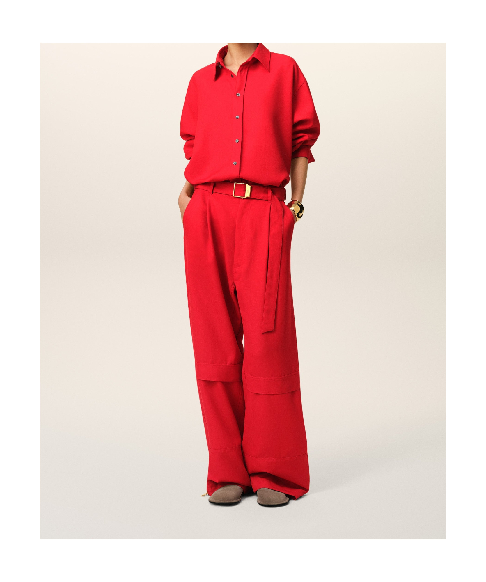 Ami Alexandre Mattiussi Hemd Mit Schlitz Hinten In Red