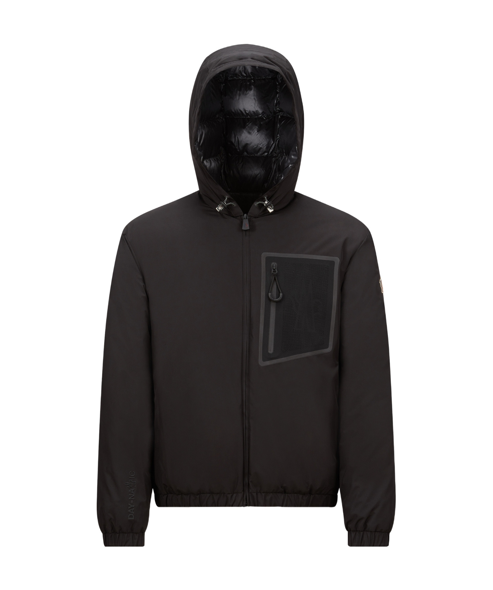 Moncler Bergun Reversible Down Jacket In Black
