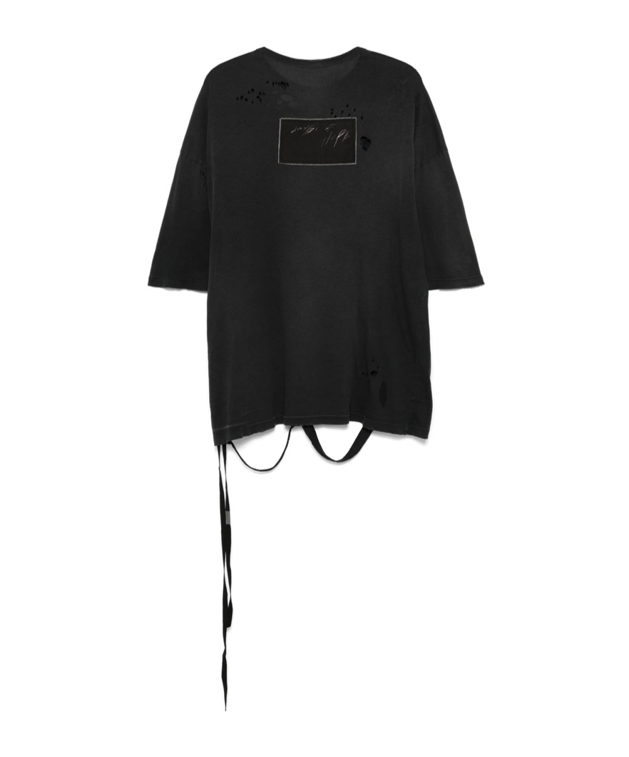 Ann Demeulemeester Short-sleeved T-shirt In Black