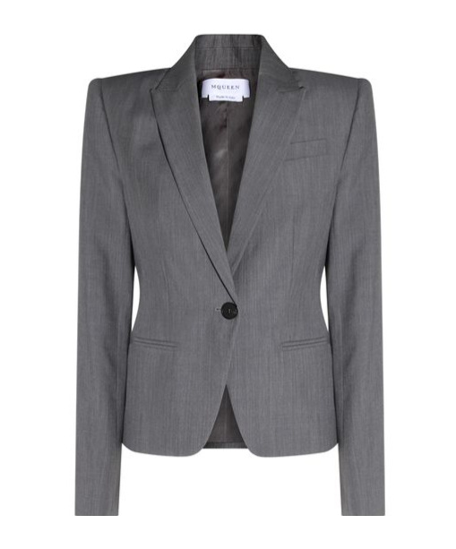 Alexander Mcqueen Coats & Jackets In Gray